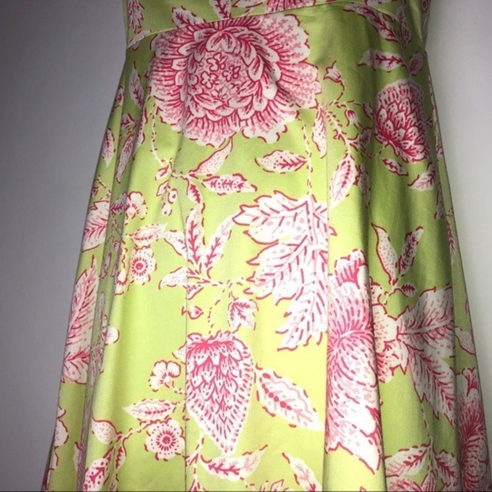 Madison Leigh Yellow Pink Floral Cottagecore Halter Sundress 6 Resortwear Vaca‎ - Picture 6 of 12